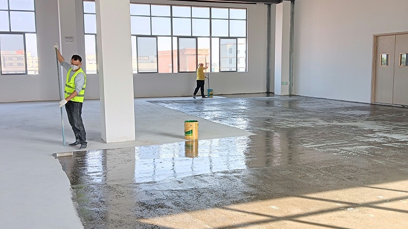 广东天清佳远工业废气处理环保设备制造工厂车间地卫士聚氨酯砂浆超耐磨地坪漆施工图