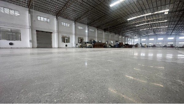 佛山吉佳装饰材料工厂车间锂基密封固化地坪工程