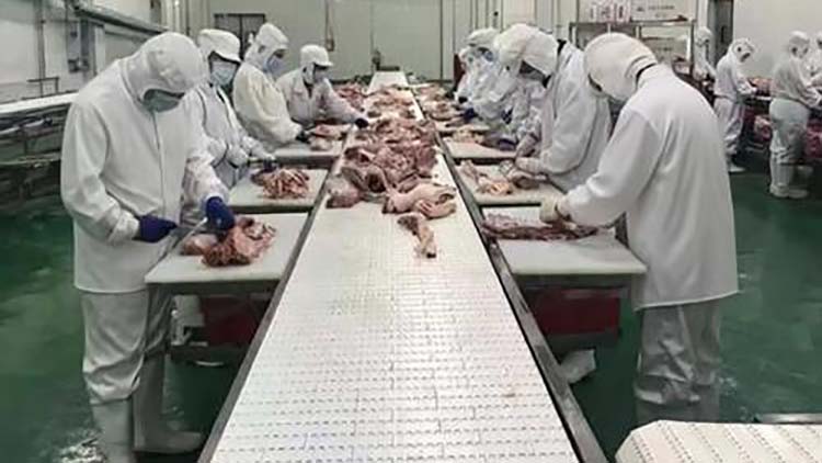 屠宰厂生产车间选用水性聚氨酯砂浆地坪漆