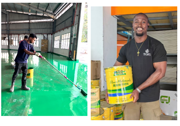 高端地坪漆在海外工业厂房的应用