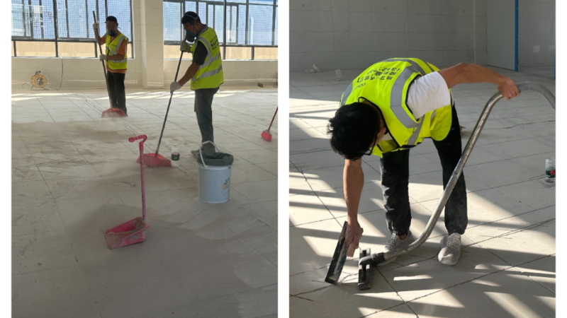 制药车间地坪漆施工