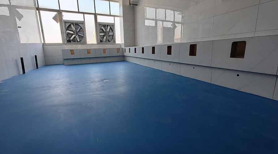 地卫士高性能水性聚氨酯砂浆自流平地坪漆在高温车间的应用 地卫士高性能水性聚氨酯砂浆自流平地坪漆在高温车间的应用