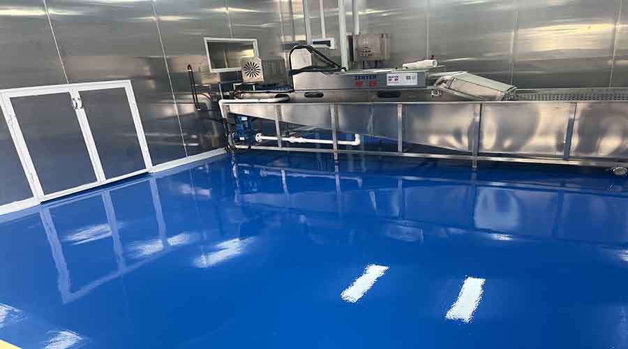 地卫士高性能水性聚氨酯砂浆自流平地坪漆在蛋类食品车间的应用 地卫士高性能水性聚氨酯砂浆自流平地坪漆在蛋类食品车间的应用