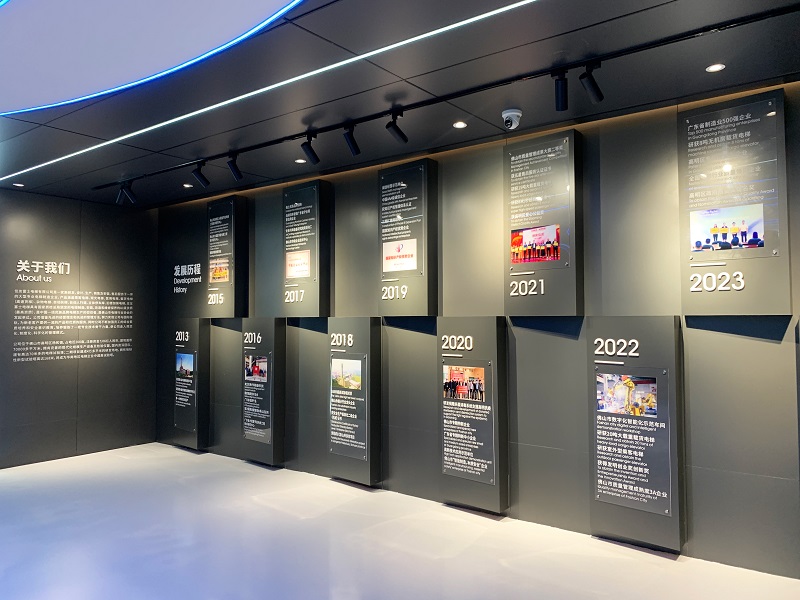 数字化展厅地卫士环氧彩砂自流平地坪漆完工图