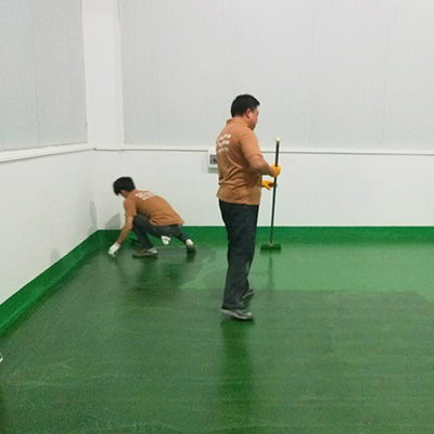 超耐磨面漆施工