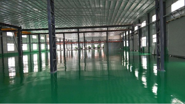 泰龙塑胶制品有限公司选用地卫士环氧地坪漆工程