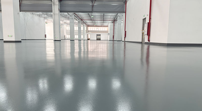 服装制造车间选用地卫士聚氨酯超耐磨地坪漆